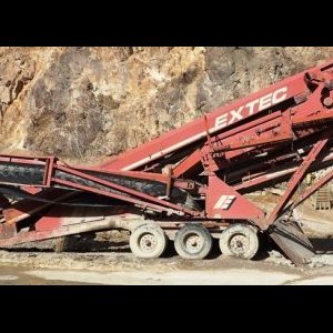 foto REZERVACE 22t třídič mobil max 250t/h turbo návěs Extec 5000